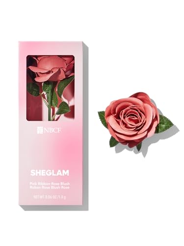 SHEGLAM Pink Ribbon Rose Blush Creamy, Lightweight, Smooth, Blendable, Long-lasting All-Day Face Enhancing Makeup Color