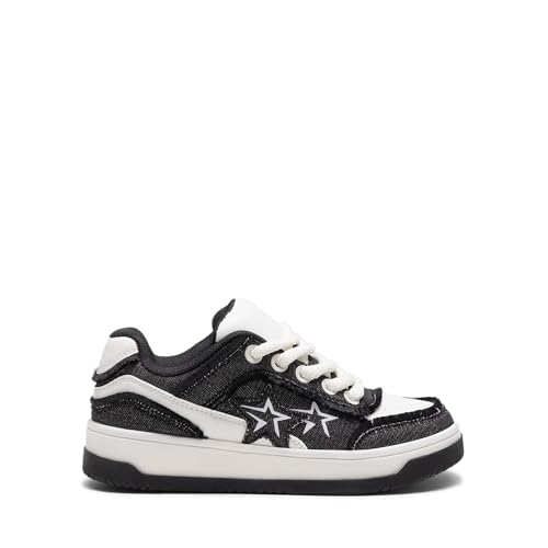 DREAM PAIRS Women's Sneakers Walking Lace-Up Comfortable Casual Rube Flat Low-Top Fashion Sneakers Shoes.4