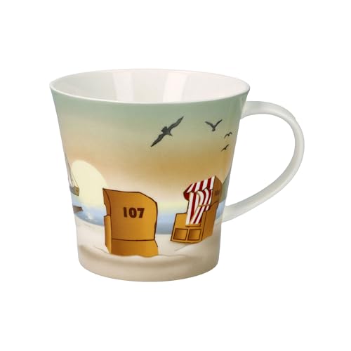 Goebel Taza de artista Scandic Home Sunset Mood de Fine Bone China, dimensiones: 13,5 x 10,5 x 9,5 cm, 23-102-02-1