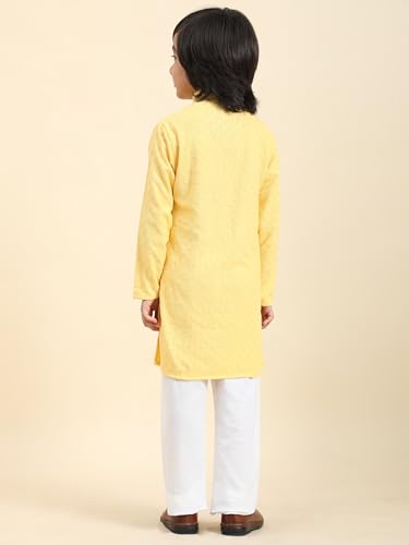 Image of Pro-Ethic Style Developer Boys Cotton Kurta Pajama For Kid's Ethnic Wear | Cotton Kurta Pajama (S-227)