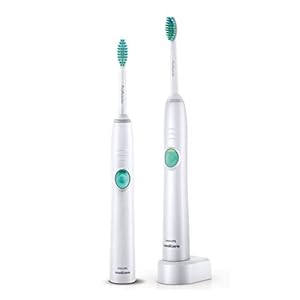 Philips Sonicare Elektrische tandenborstel EasyClean Duo – 1 Poetsstand – Voor wittere tanden – Timer van 2 minuten – 2…