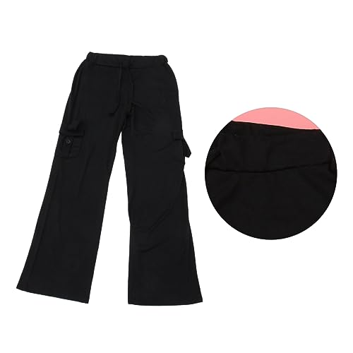 HONMEET Calças De Ginástica Calças De Yoga Calças Femininas Altas Calças Retas Controle De Barriga C