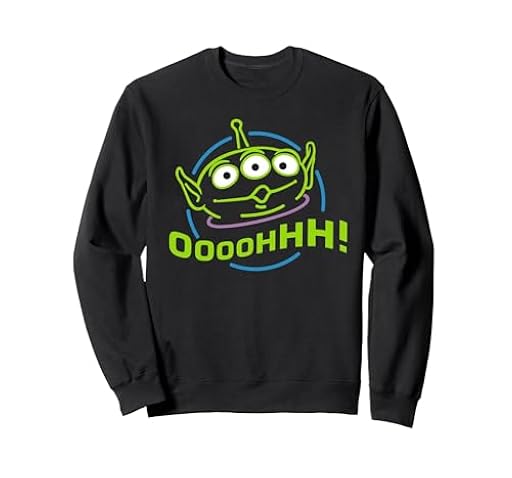 Disney Pixar Toy Story Alien Sudadera, Unisex para adultos, Negro, S | Ya disponible en tu tienda friki favorita! En mundofriki.es!