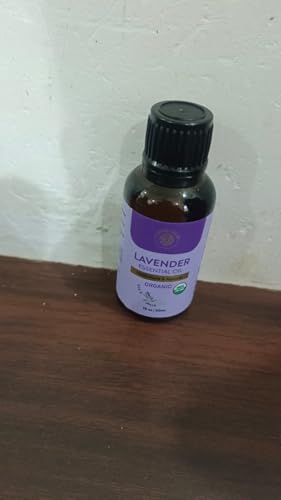 Carno Calm Organic Lavender Essential Oil 30ml | 100% Pure & Natural Lavender Oil for Diffuser, Aromatherapy, Skin, Sleep & More – 1 fl oz