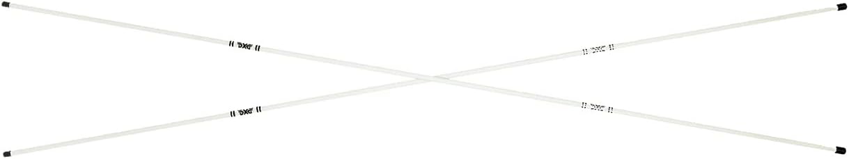 PXG 44" Lightweight Fiberglass Alignment Sticks, Improve Swing Path and Alignment, Aim Trainer, 2 Pack, White