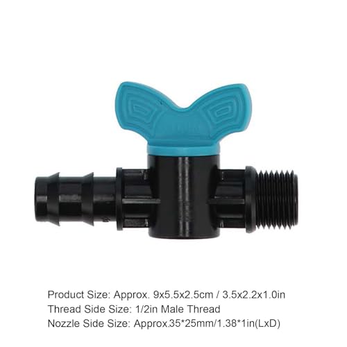 Vanne d'arrêt d'irrigation 25mm étanche et résistante pour optimiser l'arrosage goutte à goutte - 5