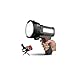 Price comparison product image BIGSUN Q953 Rechargeable Spotlight Flashlight, 1000000 High Lumen LED with COB Flood Light, Built-in 10,000 mAh Li-Ion Battery for Patrol, Working, Hunting, Red Lens and Hands-Free Tripod Included