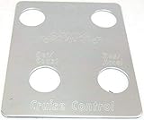 GG Grand General 68454 Stainless Steel Cruise Control-4 Holes Plate for Peterbilt 370 & 359 Series