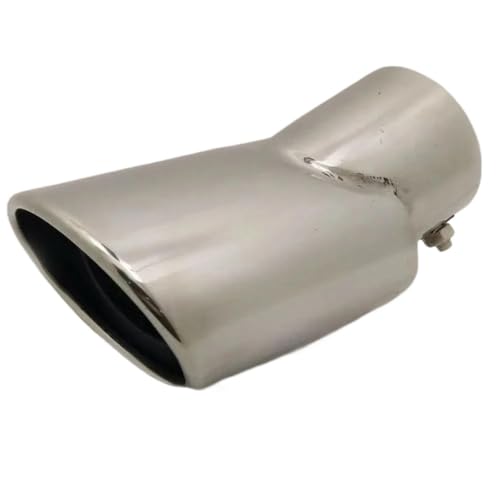 Embout d'échappement pour Mitsubishi Outlander 2016-2020 en acier inox argent