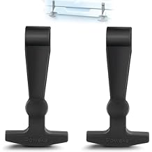 Poweka Cooler Latches Replacement for Yeti, RTIC, Lid Latch Parts2 Pack Compatible with Yeti Coolers T-Latches Made of Premium Hard Durable Rubber