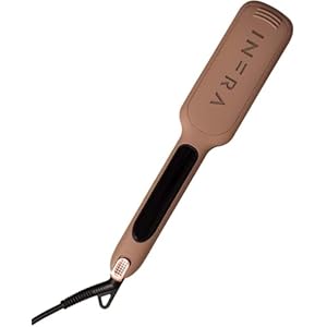 INFRA Ionic Ceramic Plates Flat Iron – 2 inch Infrared Quick Heat Up Hair Straightener – Best for All Hair Types – Professional 2 in 1 Straightener for Straight, Wavy, and Curly Hairs – Velvet