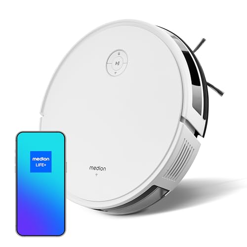 MEDION Robot Aspirador con navegaci&oacute;n Inteligente S35 (App y Cont...