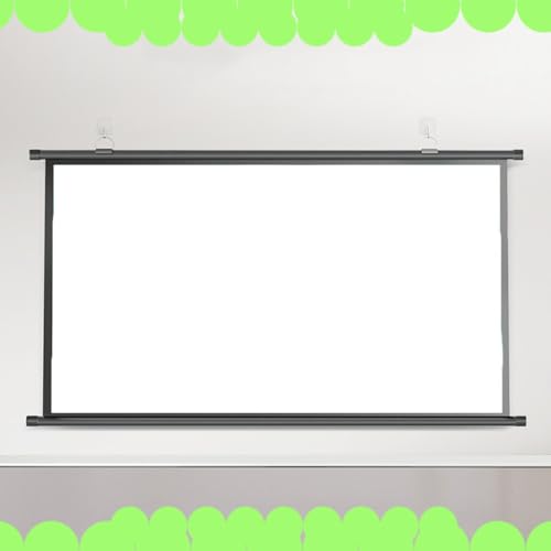 Pantalla de proyección manual 72 pulgadas 16:9 miniatura 1