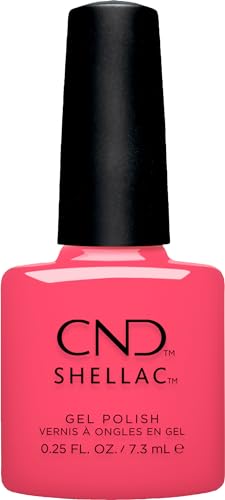 CND CND Vernis semi-transparent pour effet Jelly Effect N° 469 rose rouge – Vernis UV original – Collection Gleam & Glow