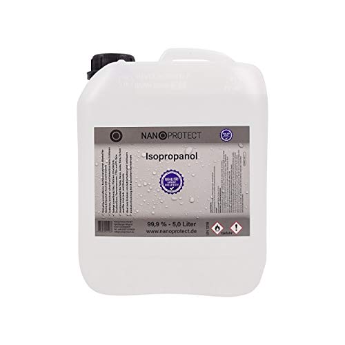 Isopropanol 99,9% | 1 x 5 Liter Kanister | Hygienereiniger | IPA Spezial Reiniger | Reinigungsalkohol in Premium Qualität