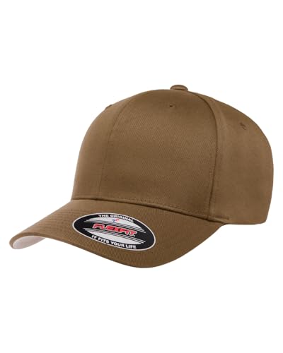 Flexfit Adult Wooly Combed Cap - Coyote Brown L/XL