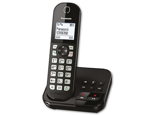 Panasonic KX-TGC460GB Schnurloses Telefon in Schwarz