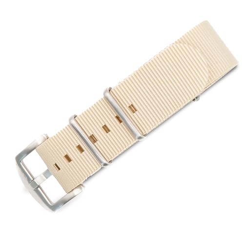 Image of BluShark - Original Collection Military-Style Waterproof Watch Strap, Fits All Timepiece Brands, Durable Nylon Wristwatch Accessories with Stainless Steel Buckle - 18mm, 20mm, 22mm & 24mm Watch Bands