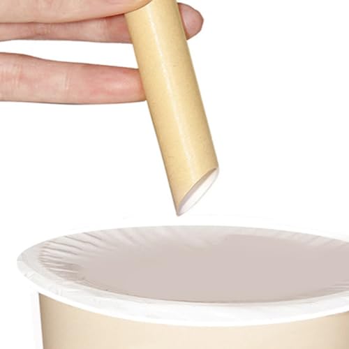 Pitillos de papel beige 20 cm pack 100 unidades miniatura 5