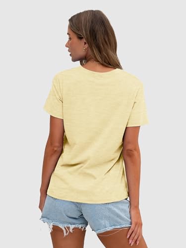 Image of Anbech Womens Dandelion Graphic T-Shirts Teen Girls Cute Sunflower Print Casual Tee Tops