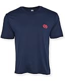 Ecko Unltd. Herren Performance Sleep Crew T-Shirt mit klassischem Logo, Peacoat, Medium