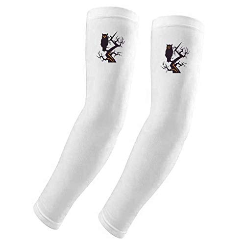 Guantes de protección solar UV con diseño de búho artístico para regalo original