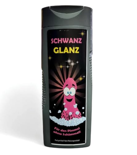 Duschgel Lustiges für Männer Party Witziges Geschenk Gag Artikel Geschenkidee Männergeschenk Geburtstagsgeschenk Spaß Geschenk für Freunde 300 ml (Schwanz Glanz)
