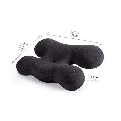 Almohada espuma ajustable tamaño grande gris oscuro miniatura 2