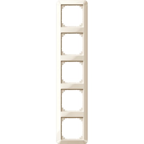 Preisvergleich Produktbild Merten 4912944 Rahmen 389544 5fach Weiss glänzend 1-M