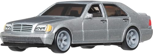 Image of Hot Wheels Cars, Premium Fast & Furious 1:64 Scale Mercedes Benz 500 Sel Die-Cast Car for Collectors Inspired by Fast & Furious Movie Franchise, JHW67