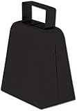 Beistle Black Cowbell Noisemaker, 4