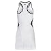 Fila Women`s Heritage Racerback Tennis Dress White