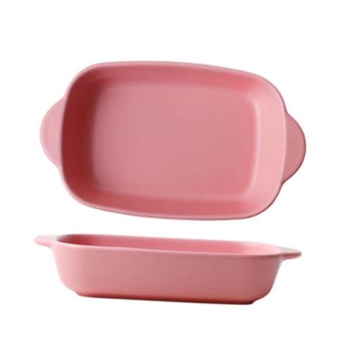Plaque de cuisson céramique rose OUNONA plat à gratin multifonction