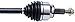 Detroit Axle - AWD Front Left CV Axle for 2011-2025 Dodge Durango 2011-2022 Jeep Grand Cherokee WK, Driver Side CV Axle Shaft Assembly 2012 2013 2014 2015 2016 2017 2018 2019 2020 2021 Replacement