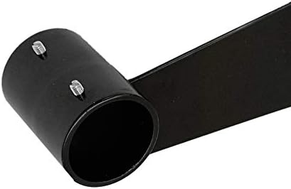 Miniatura 2 de DBM IMPORTS 12" SLATWALL HANGRAIL Soporte Sosteniendo Tubo Redondo de 1-14" para Exhibición al por Menor - Negro