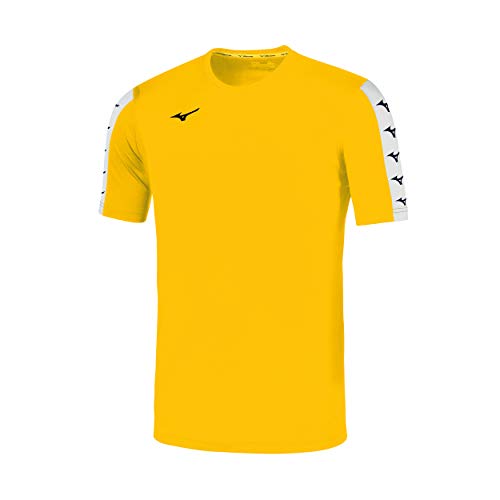 Mizuno Nara Training Tee Jr T-Shirt Mixte bébé, Mixte bébé, T-Shirts, 32FA9B51, Jaune, 7 años