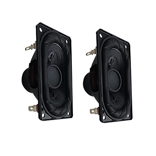 CYPHE 8ohm 15wムッドウーファーオーディオスピーカードライバー80x44mm 1.75インチロングストロークベースウーファーホームシアタースピーカー互換性 JBL2PCS ブックシェルフスピーカー