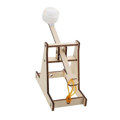 iplusmile Kit De Lanzador De Madera Stem para Niños, Tamaño Pequeño, Completo para Construcción y Experimentos Científicos, Educativo para Actividades De Aprendizaje y Proyectos DIY