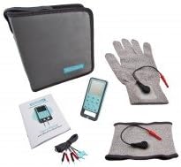 Kit Device Includes Battery, Charger,Carry Case & Silver Conductive Electrode Glove Pair For Treating Neuropathy And Pain