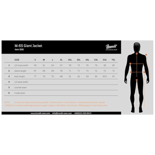 Brandit 3101-15001 Individual Wear Men'S M-65 Premium All-Season Everyday Outdoor Field Jacket thumb #3