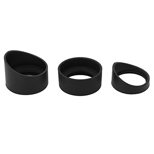 Protections oculaires en caoutchouc souple et flexible pour microscopes AmScope