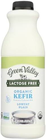 Green Valley Organic Trade Plain Lactose Free Kefir, 32 Ounce -- 6 per case.