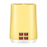 IYARIH 4 Eierrolle Eierkocher Elektrische Multifunktions-Mini-Eierrolle Maschine Machine Omelette Frühstück Eierkocher Küche Kochen (Farbe: gelb Größe: Eine Größe) kangdongxu