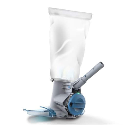 KOKIDO Rechargeable Heavy Duty Pool Leaf Vacuum Cleaner, Commercial Power Suction for Pool Closing, Standard and Fine Filter Bags, for Larger Leaves and Debris, Inground and Above Ground Pools XV910