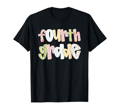Fourth Grade Teacher Dream Team Pencil First Day Of School T-Shirt