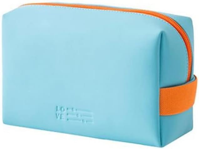Leather Cosmetic Bag Women Mini Makeup Portable Waterproof Toiletry Girl Tote Make Up Beauty Cases image 3