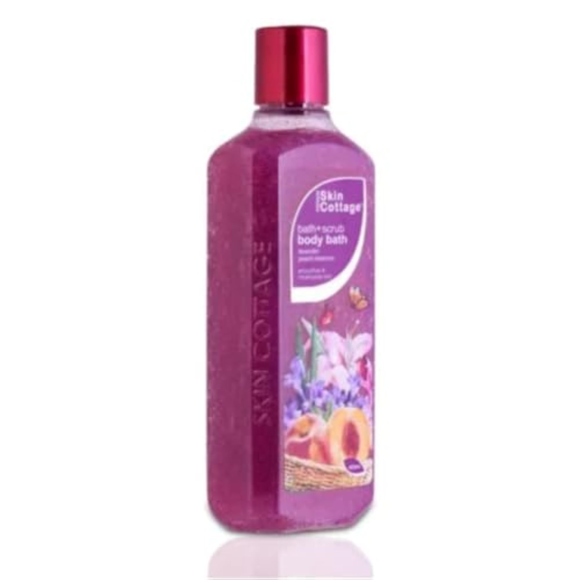 Lavender Peach Essence Bath Scrub - Exfoliating Body Wash