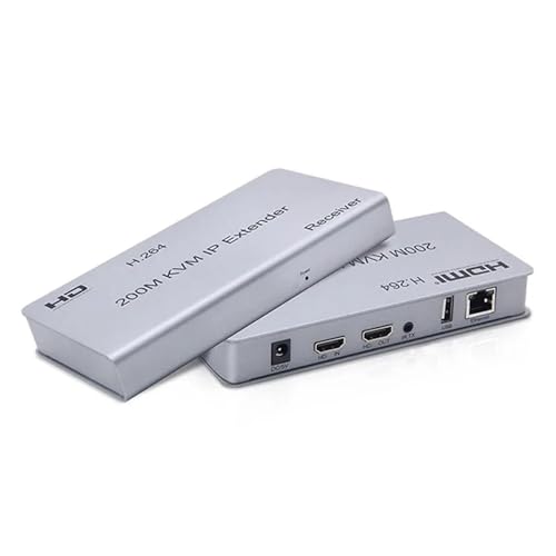 Extensor HDMI RJ45 de 200 m para solucionar pérdidas de señal de vídeo y control KVM 3