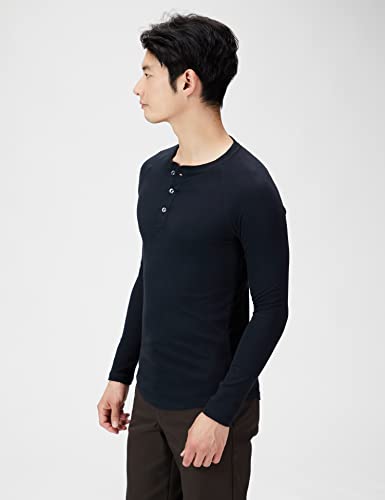[Amazon Essentials] ヘンリーネック シャツ スリムフィット