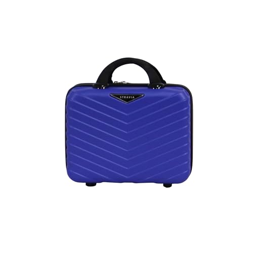 STRAVIA – Vic – Vanity 30 cm – Bagage à Main Avion – ABS léger et résistant – Bagage Rigide – Bleu – 32 x 29 x 10 cm